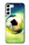 S3844 Glowing Football Soccer Ball Case For Samsung Galaxy S23 Plus