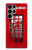 S0058 British Red Telephone Box Case For Samsung Galaxy S23 Ultra