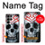 S0223 Vampire Skull Tattoo Case For Samsung Galaxy S23 Ultra