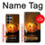 S1083 Pumpkin Spider Candles Halloween Case For Samsung Galaxy S23 Ultra