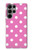 S2358 Pink Polka Dots Case For Samsung Galaxy S23 Ultra