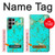 S2377 Turquoise Gemstone Texture Graphic Printed Case For Samsung Galaxy S23 Ultra
