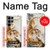 S2751 Chinese Tiger Brush Painting Case For Samsung Galaxy S23 Ultra