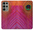 S3201 Pink Peacock Feather Case For Samsung Galaxy S23 Ultra