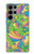 S3273 Flower Line Art Pattern Case For Samsung Galaxy S23 Ultra
