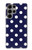 S3533 Blue Polka Dot Case For Samsung Galaxy S23 Ultra