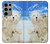 S3794 Arctic Polar Bear and Seal Paint Case For Samsung Galaxy S23 Ultra