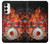 S1431 Skull Drum Fire Rock Case For Samsung Galaxy A14 5G