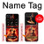 S0415 Fire Guitar Burn Case For Motorola Moto Razr 2022