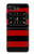 S2638 Black and Red Striped Case For Motorola Moto Razr 2022