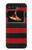 S2638 Black and Red Striped Case For Motorola Moto Razr 2022