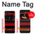 S2638 Black and Red Striped Case For Motorola Moto Razr 2022