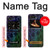 S3366 Rainbow Python Skin Graphic Print Case For Motorola Moto Razr 2022