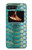 S3414 Green Snake Scale Graphic Print Case For Motorola Moto Razr 2022