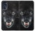 S2823 Black Wolf Blue Eyes Face Case For Motorola Moto G 5G (2023)