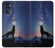 S3555 Wolf Howling Million Star Case For Motorola Moto G 5G (2023)