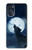 S3693 Grim White Wolf Full Moon Case For Motorola Moto G 5G (2023)