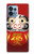 S2839 Japan Daruma Doll Case For Motorola Edge+ (2023), X40, X40 Pro, Edge 40 Pro