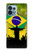 S2981 Brazil Football Soccer Case For Motorola Edge+ (2023), X40, X40 Pro, Edge 40 Pro