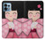 S3042 Japan Girl Hina Doll Kimono Sakura Case For Motorola Edge+ (2023), X40, X40 Pro, Edge 40 Pro