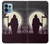 S3262 Grim Reaper Night Moon Cemetery Case For Motorola Edge+ (2023), X40, X40 Pro, Edge 40 Pro