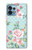 S3494 Vintage Rose Polka Dot Case For Motorola Edge+ (2023), X40, X40 Pro, Edge 40 Pro