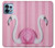 S3805 Flamingo Pink Pastel Case For Motorola Edge+ (2023), X40, X40 Pro, Edge 40 Pro