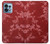 S3817 Red Floral Cherry blossom Pattern Case For Motorola Edge+ (2023), X40, X40 Pro, Edge 40 Pro