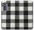 S2842 Black and White Buffalo Check Pattern Case For Motorola Edge (2022)