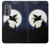 S3289 Flying Pig Full Moon Night Case For Motorola Edge (2022)
