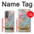 S3717 Rose Gold Blue Pastel Marble Graphic Printed Case For Motorola Edge (2022)