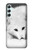 S2569 White Arctic Fox Case For Samsung Galaxy A34 5G