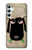 S2826 Cute Cartoon Unsleep Black Sheep Case For Samsung Galaxy A34 5G
