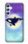 S3807 Killer Whale Orca Moon Pastel Fantasy Case For Samsung Galaxy A34 5G