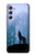 S0935 Wolf Howling in Forest Case For Samsung Galaxy A54 5G