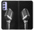 S1672 Retro Microphone Jazz Music Case For Samsung Galaxy A54 5G