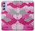 S2525 Pink Camo Camouflage Case For Samsung Galaxy A54 5G