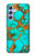 S2688 Aqua Copper Turquoise Gemstone Graphic Case For Samsung Galaxy A54 5G