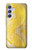 S2713 Yellow Snake Skin Graphic Printed Case For Samsung Galaxy A54 5G