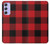 S2931 Red Buffalo Check Pattern Case For Samsung Galaxy A54 5G