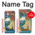 S3348 Utagawa Hiroshige The Monkey Bridge Case For Samsung Galaxy A54 5G