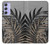 S3692 Gray Black Palm Leaves Case For Samsung Galaxy A54 5G