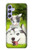 S3795 Kitten Cat Playful Siberian Husky Dog Paint Case For Samsung Galaxy A54 5G