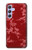 S3817 Red Floral Cherry blossom Pattern Case For Samsung Galaxy A54 5G