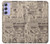 S3819 Retro Vintage Paper Case For Samsung Galaxy A54 5G