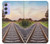 S3866 Railway Straight Train Track Case For Samsung Galaxy A54 5G