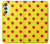 S3526 Red Spot Polka Dot Case For Samsung Galaxy A24 4G