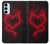 S3682 Devil Heart Case For Samsung Galaxy M14