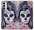 S3821 Sugar Skull Steam Punk Girl Gothic Case For Samsung Galaxy M14