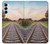 S3866 Railway Straight Train Track Case For Samsung Galaxy M14